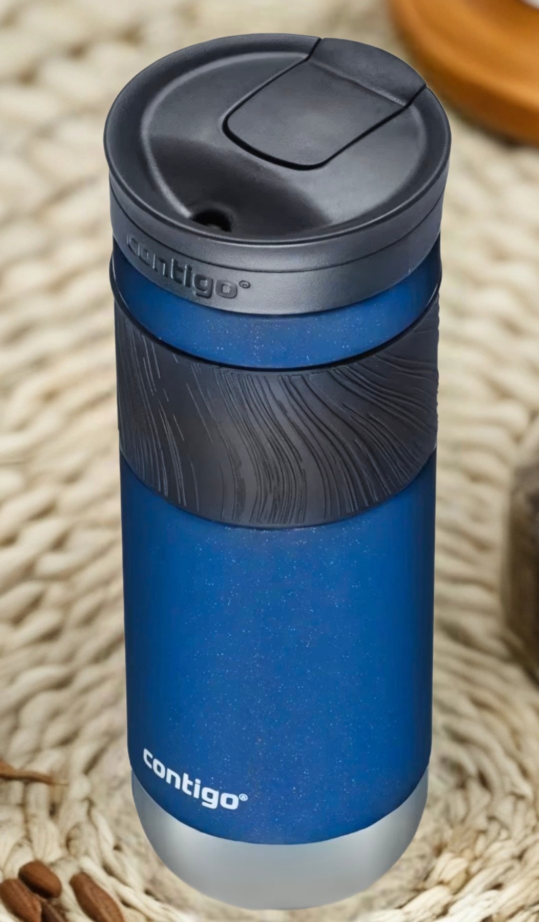 Contigo Huron 2.0 Stainless Steel Travel Mug with SNAPSEAL Lid 20oz. Matte Black - Image 2