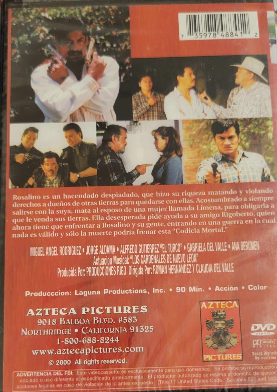 Codicia Mortal DVD | eBay - Image 2