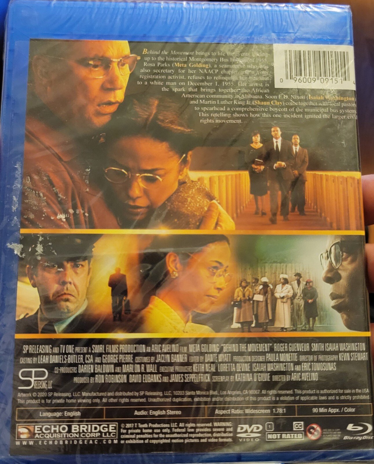 Behind The Movement: The Rosa Parks Story Blu-ray/DVD Combo Pack New Sealed | eBay - Image 2