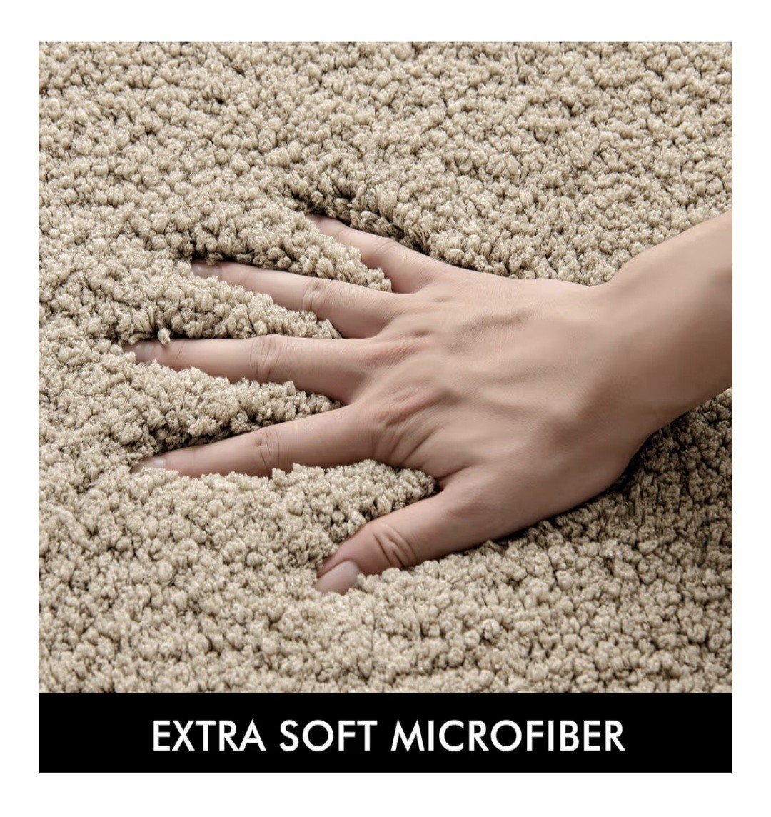 Bath Mats Non Slip Ultra Soft Absorbant Microfiber Fluffy Thick Bathrm Rugs Mat | eBay - Image 3