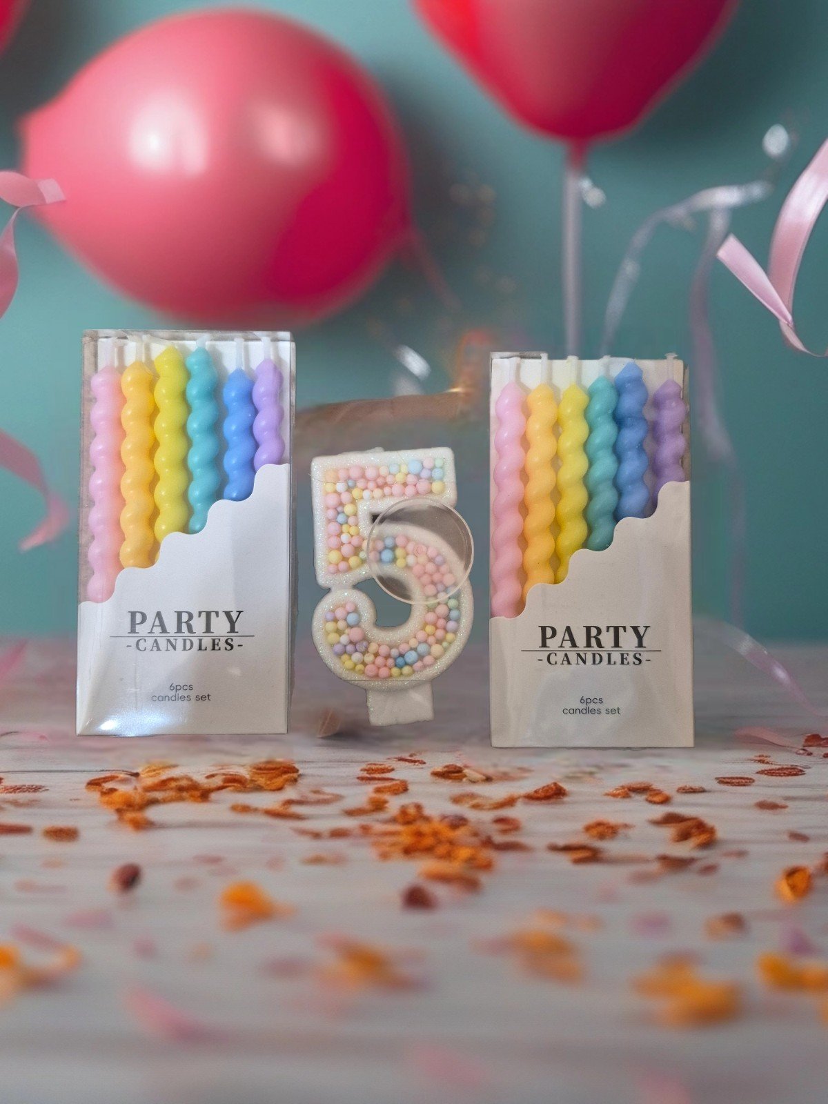 MTLEE Party Candles With The Number 5 | eBay