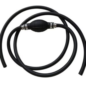 5/16" 8mm Fuel Line Assembly with Primer Bulb Steel Hose Clamps Universal | eBay