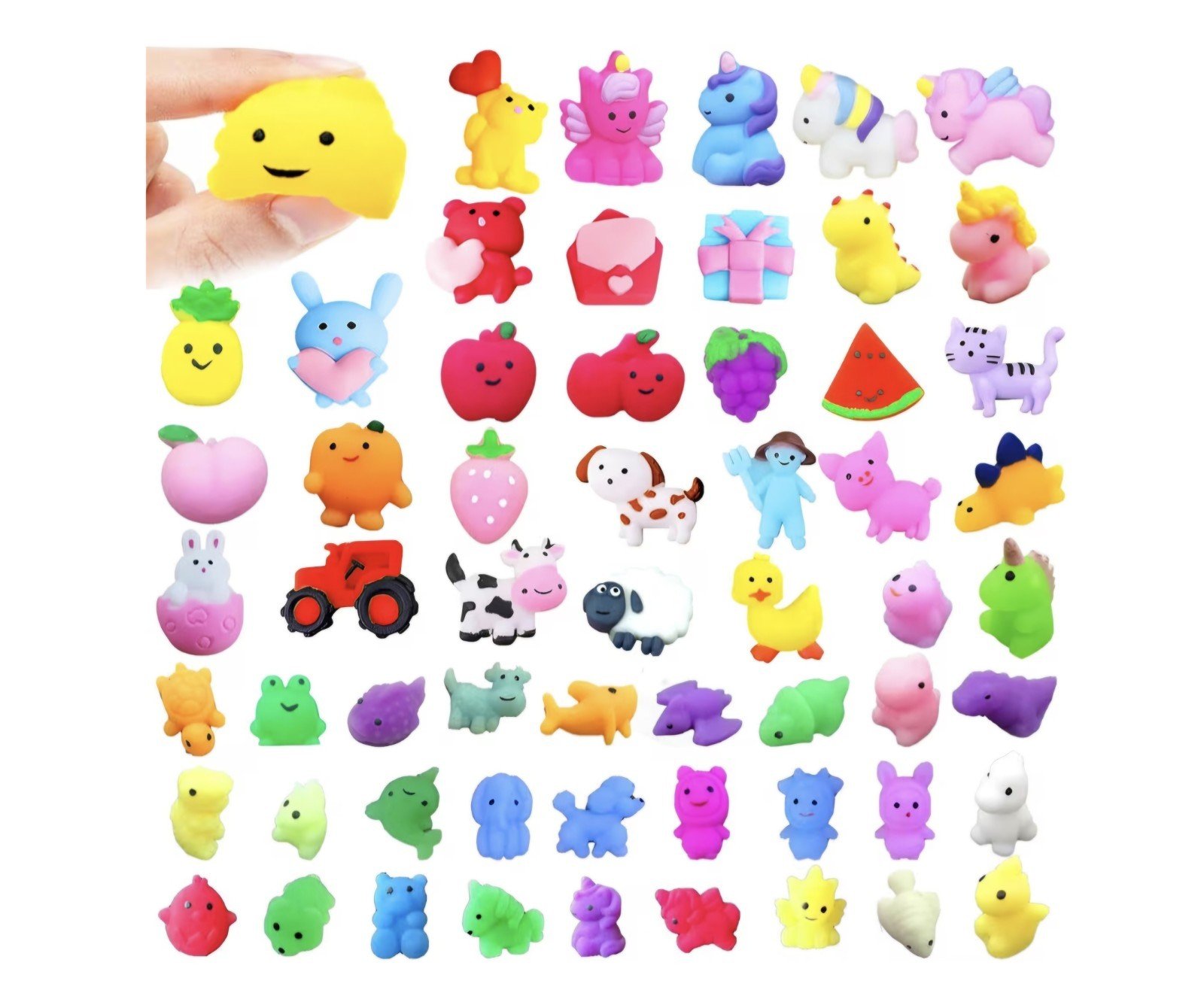 150 Mochi Squishy Toys Mini Stress Relief Party Favors Classroom Prizes Or Gifts | eBay