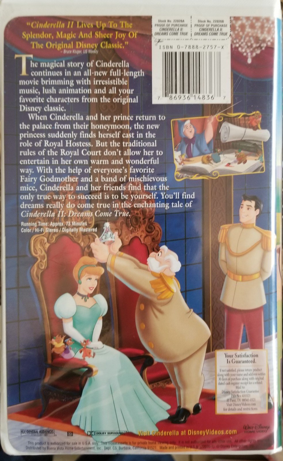 Cinderella 2 VHS | eBay - Image 2