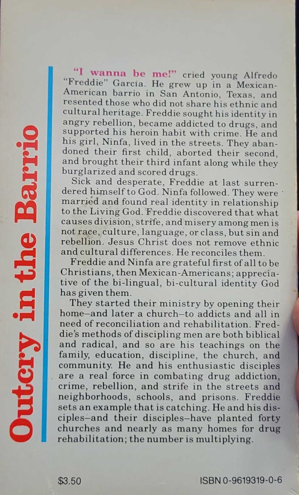 The Outcry in the Barrio by Ninfa Garcia and Freddie Garcia (1988, Trade... 9780961931902| eBay - Image 2