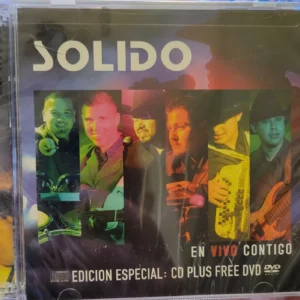 Solido-En Vivo Contigo (CD + DVD, Freddie Records) New