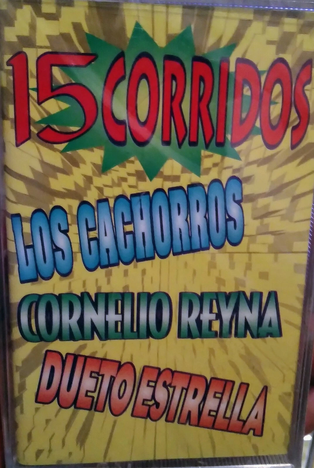 Varios Artistas-15 Corridos Con Los Cachorros, Cornelio Y Dueto Estrella Cassette