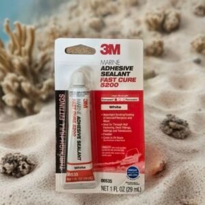 3M Marine Adhesive Sealant 5200 White 1 oz Tube