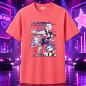 Huntrix Shirt Demon Hunters-MEDIUM YOUTH Size