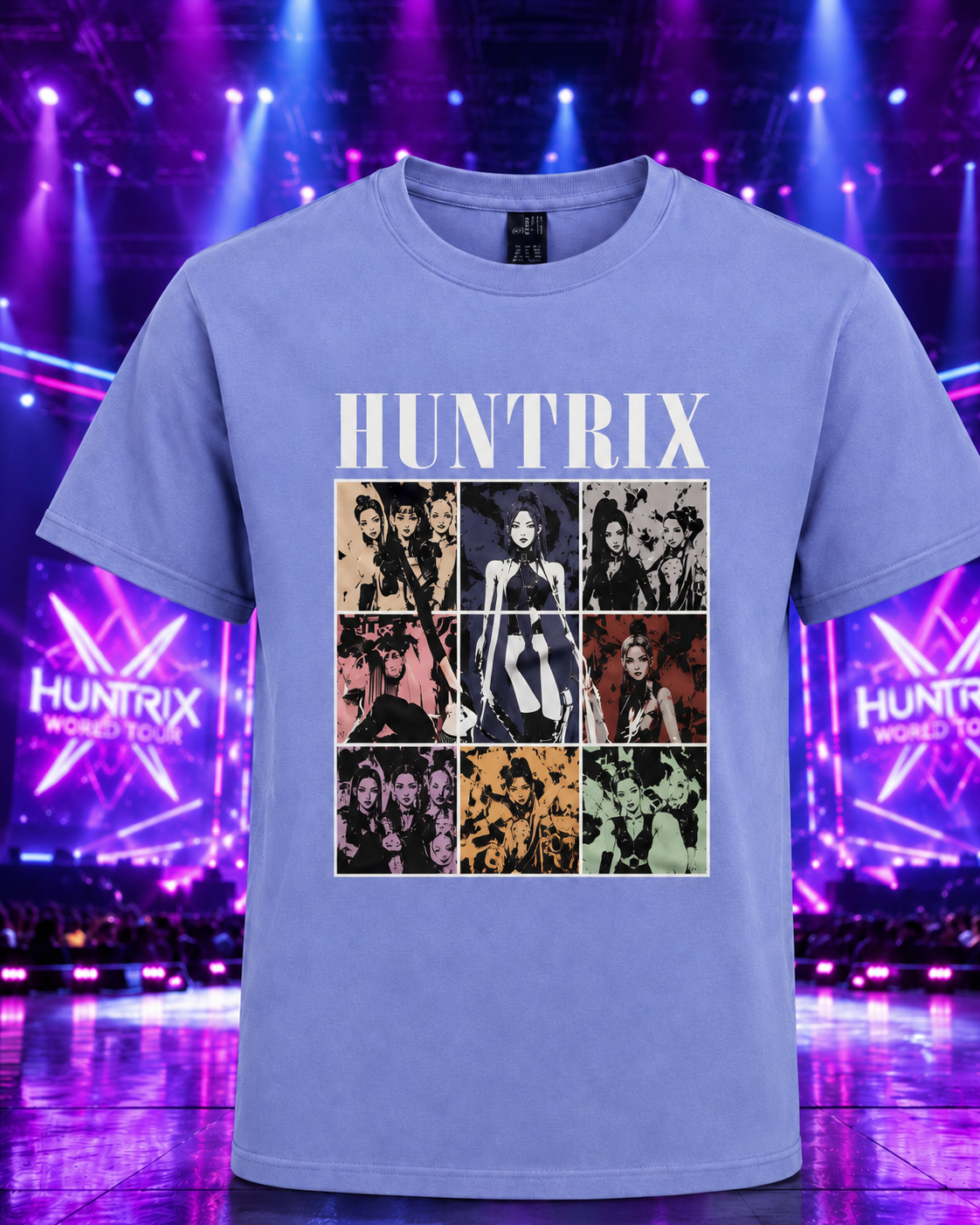 Huntrix Shirt Demon Hunters-LARGE YOUTH Size