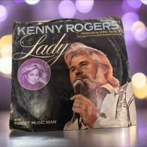 Kenny Rogers Single "Lady" and "Sweet Music Man" 45 rpm Used Very Good