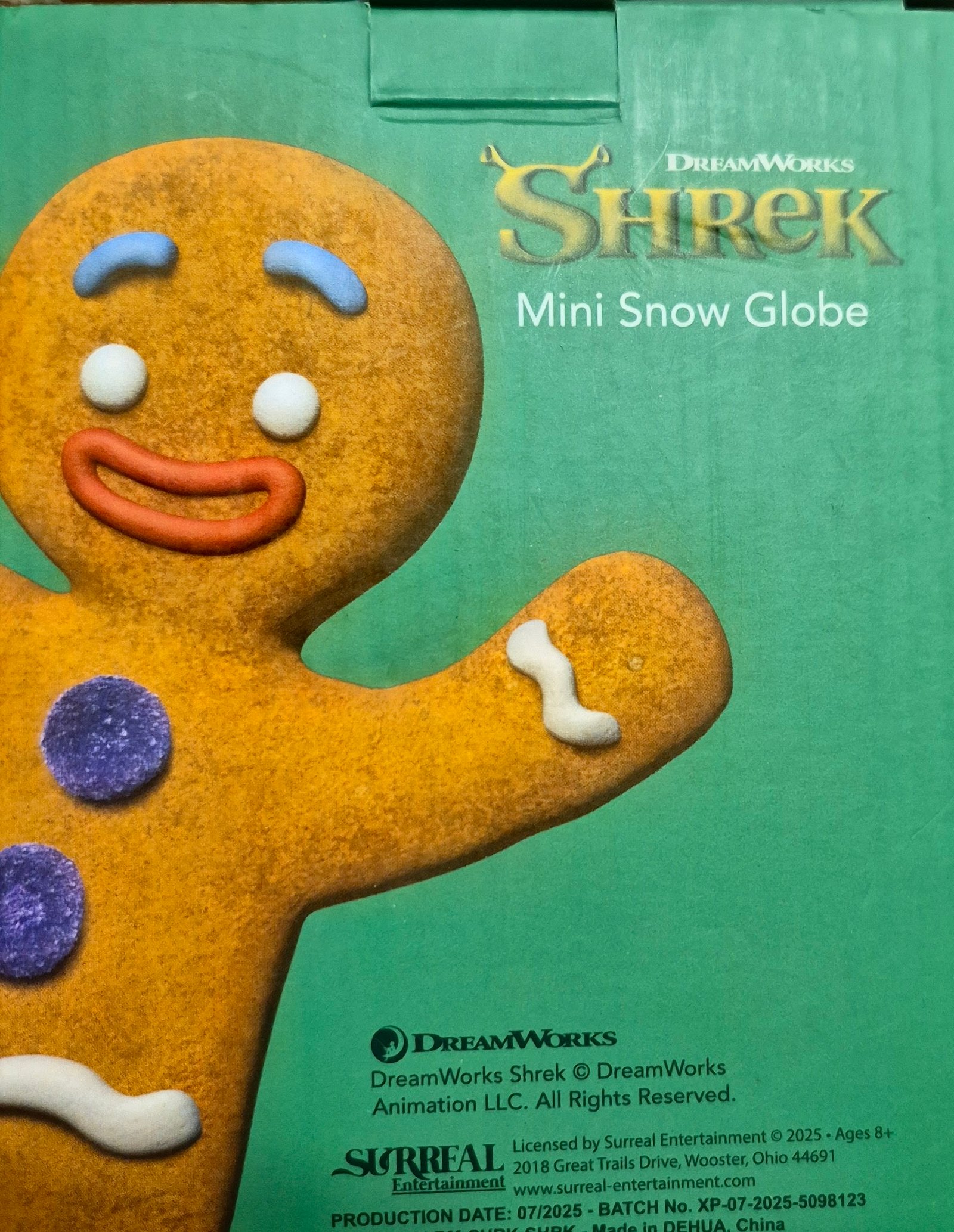 SHREK Mini Snow Globe-DreamWorks Collectible 2025 Release - Image 3