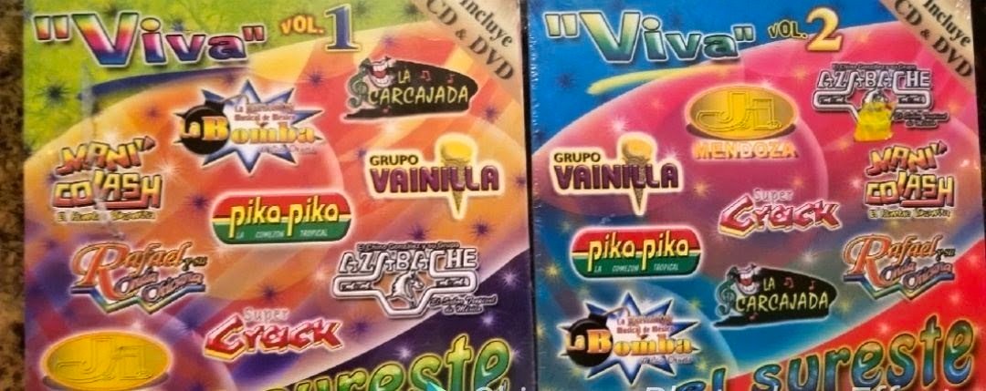 Varios Artistas-Viva El Sureste Vol.1 and Vol. 2-(2 CDs + 2 DVD Brand New SEALED)