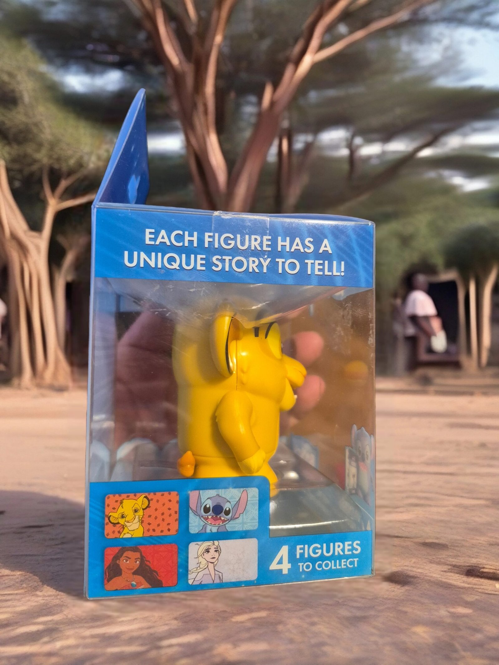 Disney Booksy Lion King Simba Collectible Figure Toy PMI Kids’ World Book - NEW! - Image 2