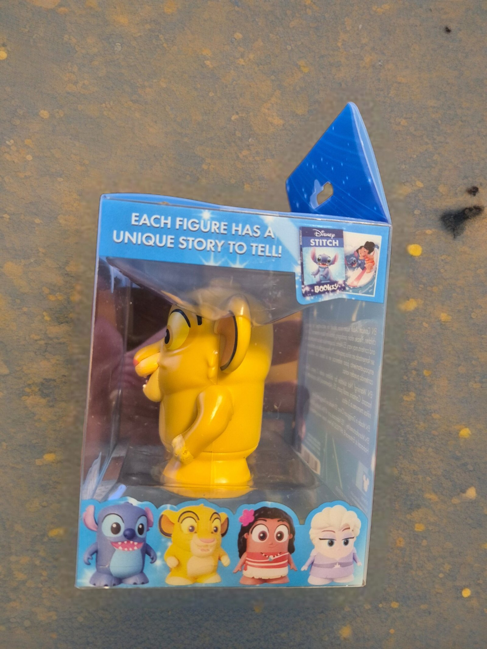 Disney Booksy Lion King Simba Collectible Figure Toy PMI Kids’ World Book - NEW! - Image 4