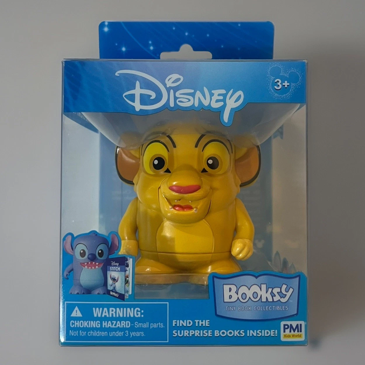 Disney Booksy Lion King Simba Collectible Figure Toy PMI Kids’ World Book - NEW! - Image 6