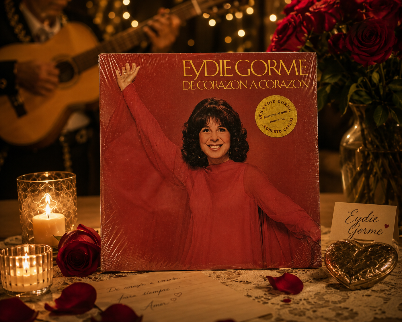 Eydie Gormé - De Corazón A Corazón - Vinyl CBS 1988 VG+ Insert (SEALED)