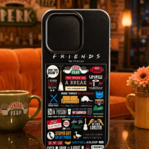 Friends TV Show Compatible with iPhone 16 Pro Case, Design Unique Pattern Soft TPU Bumper Slim Protective Clear Case for Men Women Girl Boy