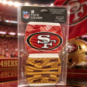 NFL San Francisco 49ers Face Cover Team Mask (2 Pack)